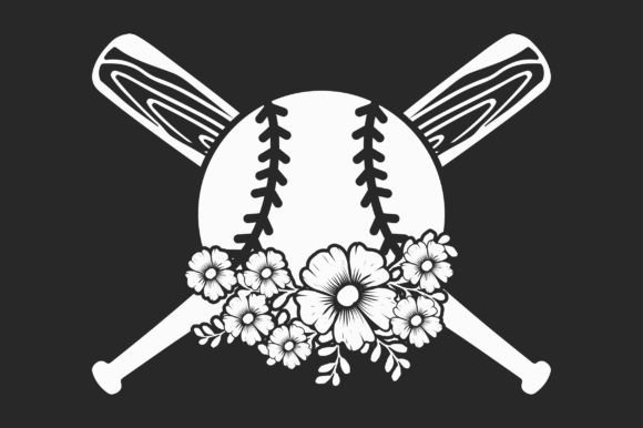Baseball Floral SVG Sublimation T-shirt
