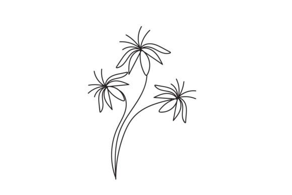 Daisy Flower Floral SVG Design