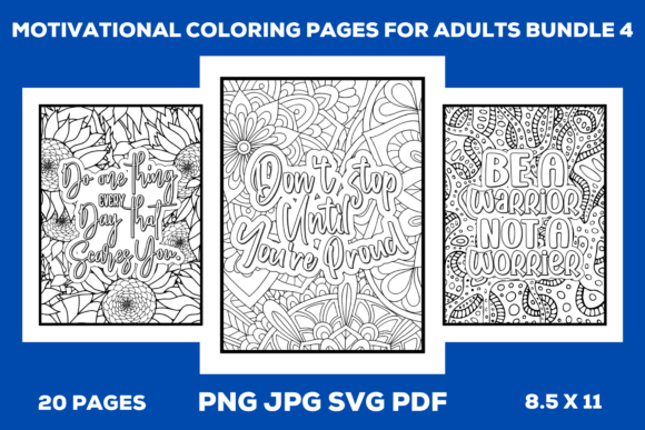 Motivational Coloring Pages for Adults 4