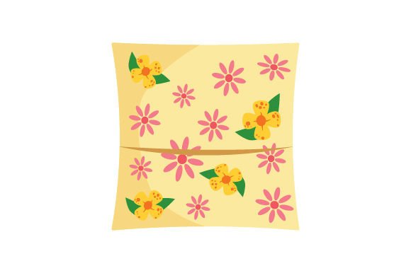 Pocket Pillow Mock-Up 15x15, Floral