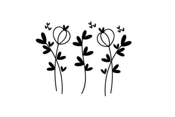 Small Floral Wildflower, Floral SVG