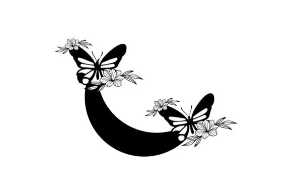 Spring Butterfly Floral SVG