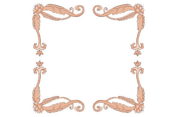 Spring Floral, Baroque Style Borders 2